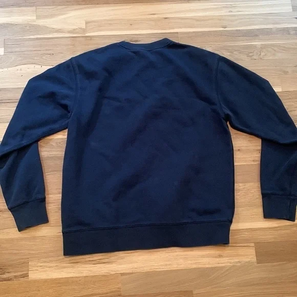 Land’s End Crewneck Long Sleeve Pullover Sweatshirt Blue Men’s S - Picture 12 of 14